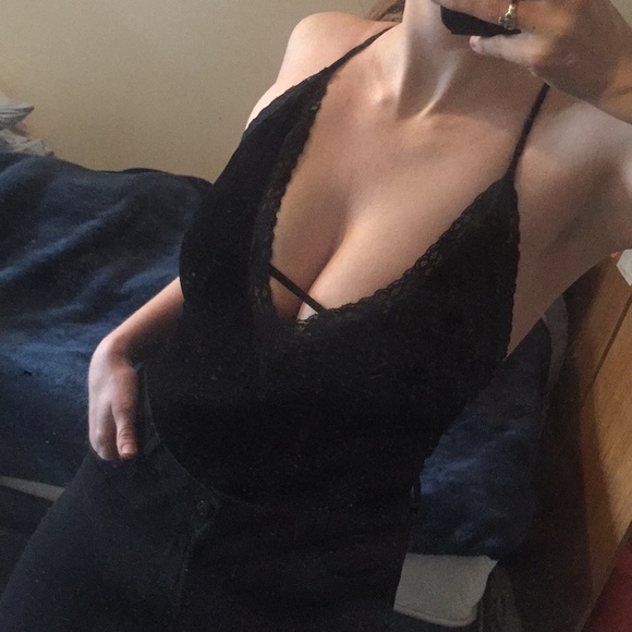 Velvet lace bodysuit - Picture 4 of 4